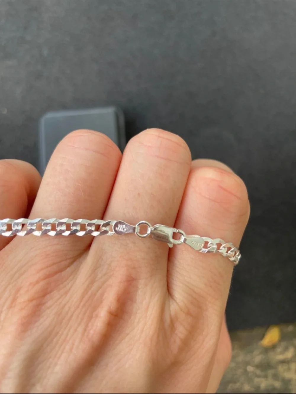 20” 4.1 mm 9g sterling silver .925 Cuban chain